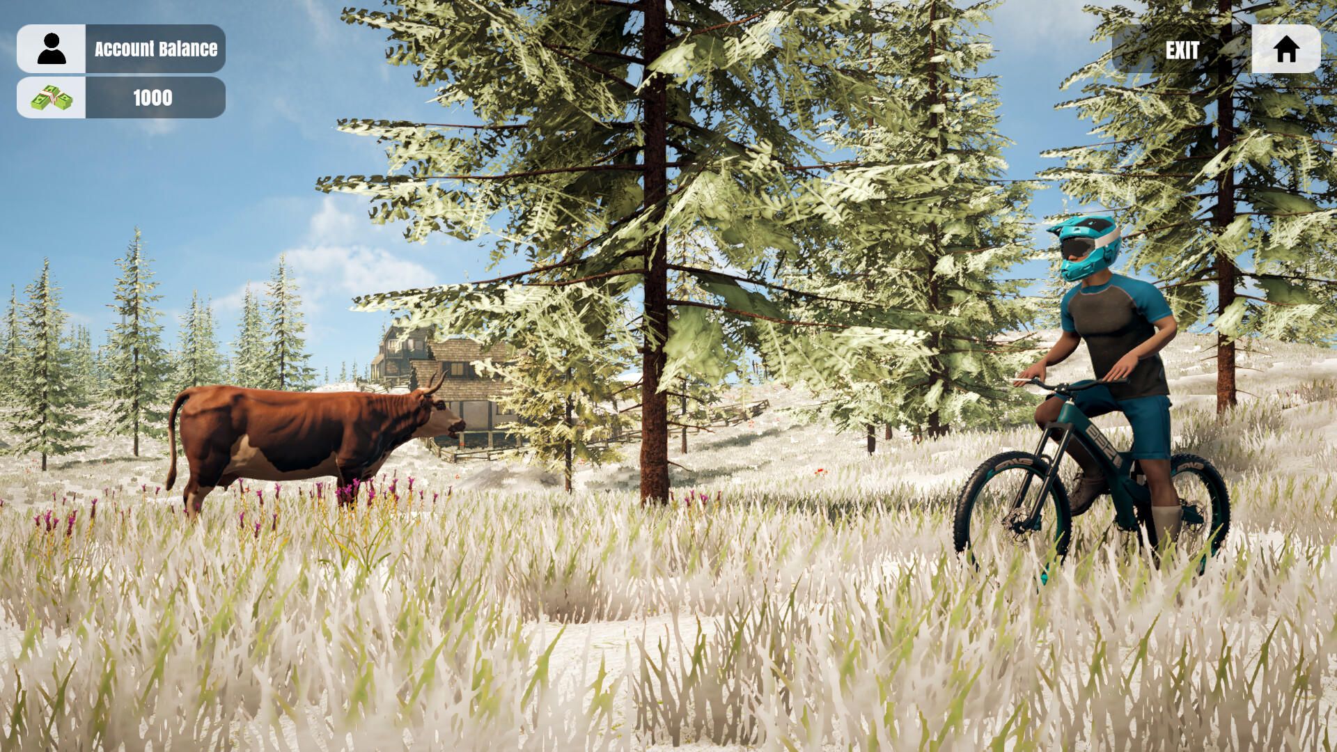 Mountain Bicycle Rider Simulator screenshot game