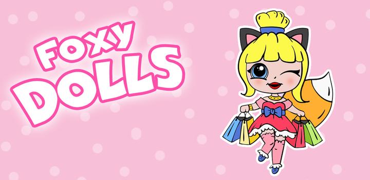 Banner of Coloring book dolls. Foxy Doll 3.2.003