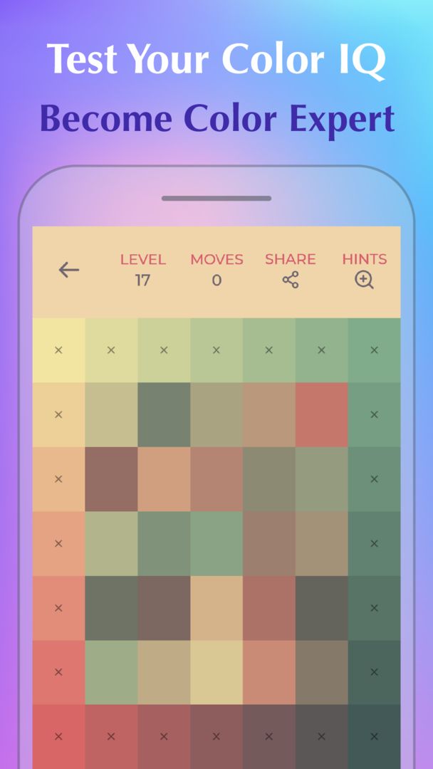 Screenshot of Color Puzzle:Offline Hue Games