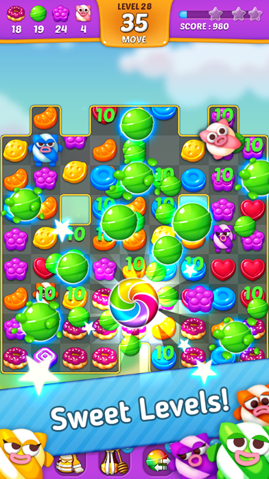 Lollipop: Sweet Taste Match3 Game Screenshot