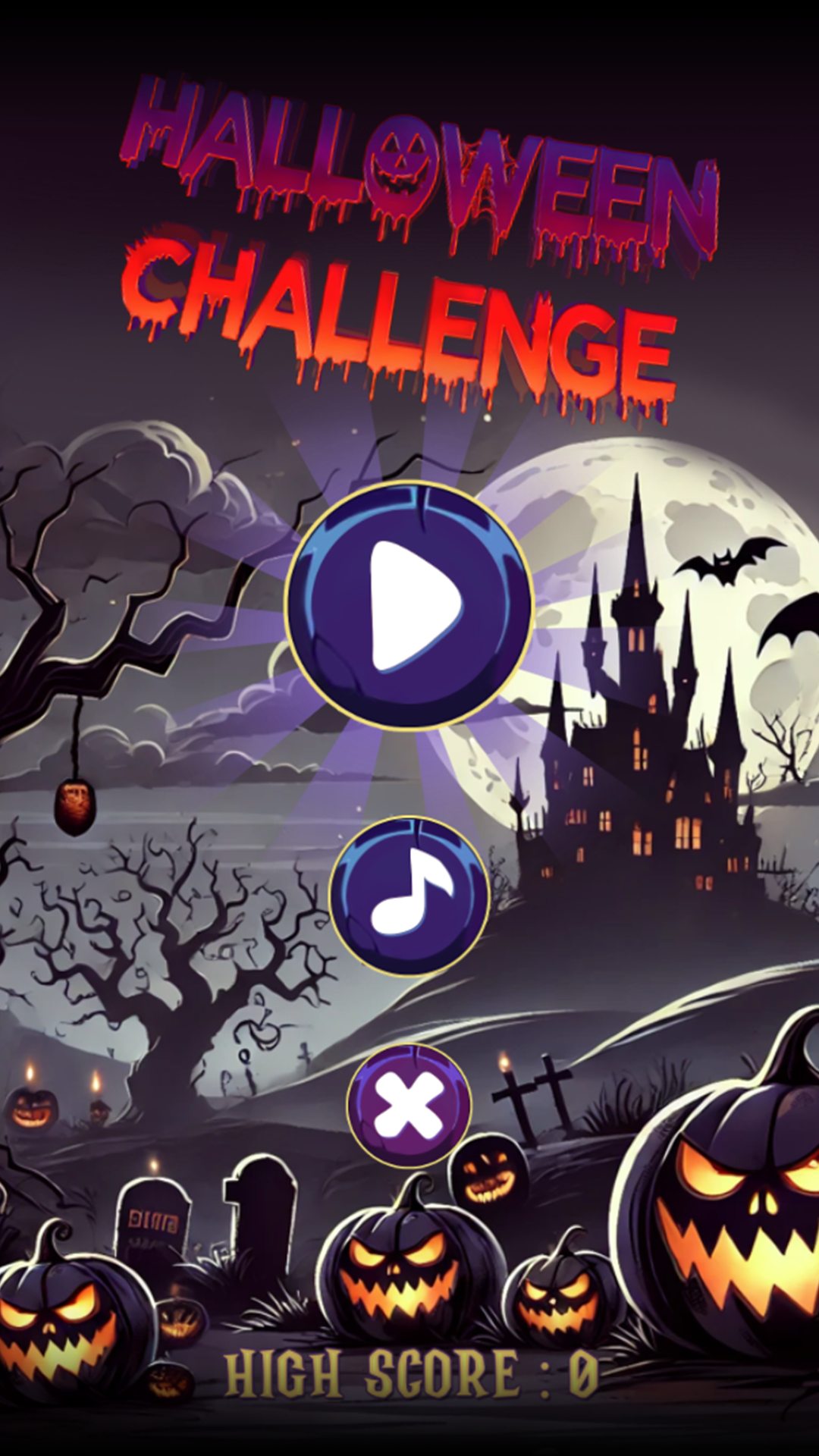 Halloween Challenge Game Screenshot
