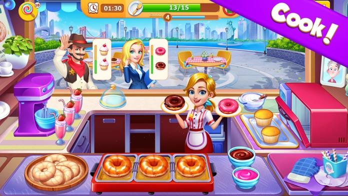 Captura de Tela do Jogo Cooking Town-Joy Kitchen Games