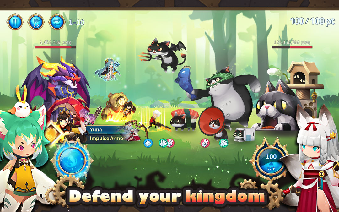 Giant Monster War - O screenshot game