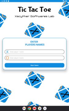 Tic Tac Toe 2 Player XO Game Screenshot