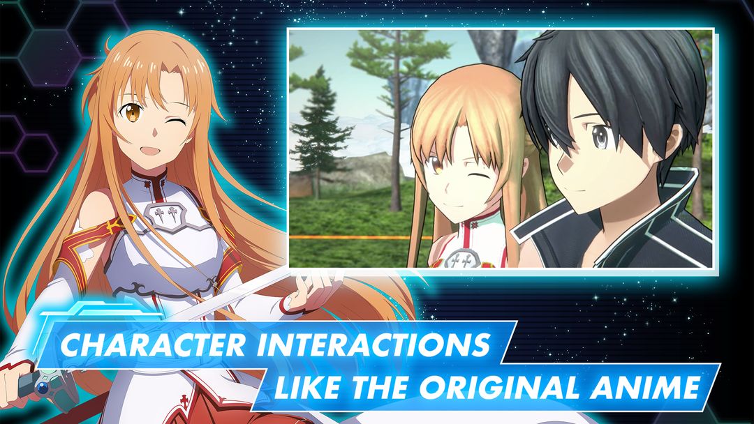 Sword Art Online VS ภาพหน้าจอเกม