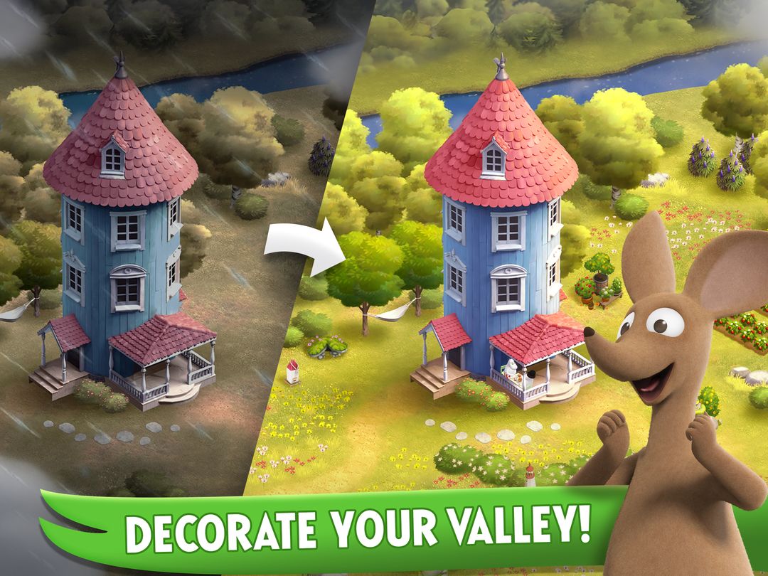 Moomin: Puzzle & Design 게임 스크린 샷