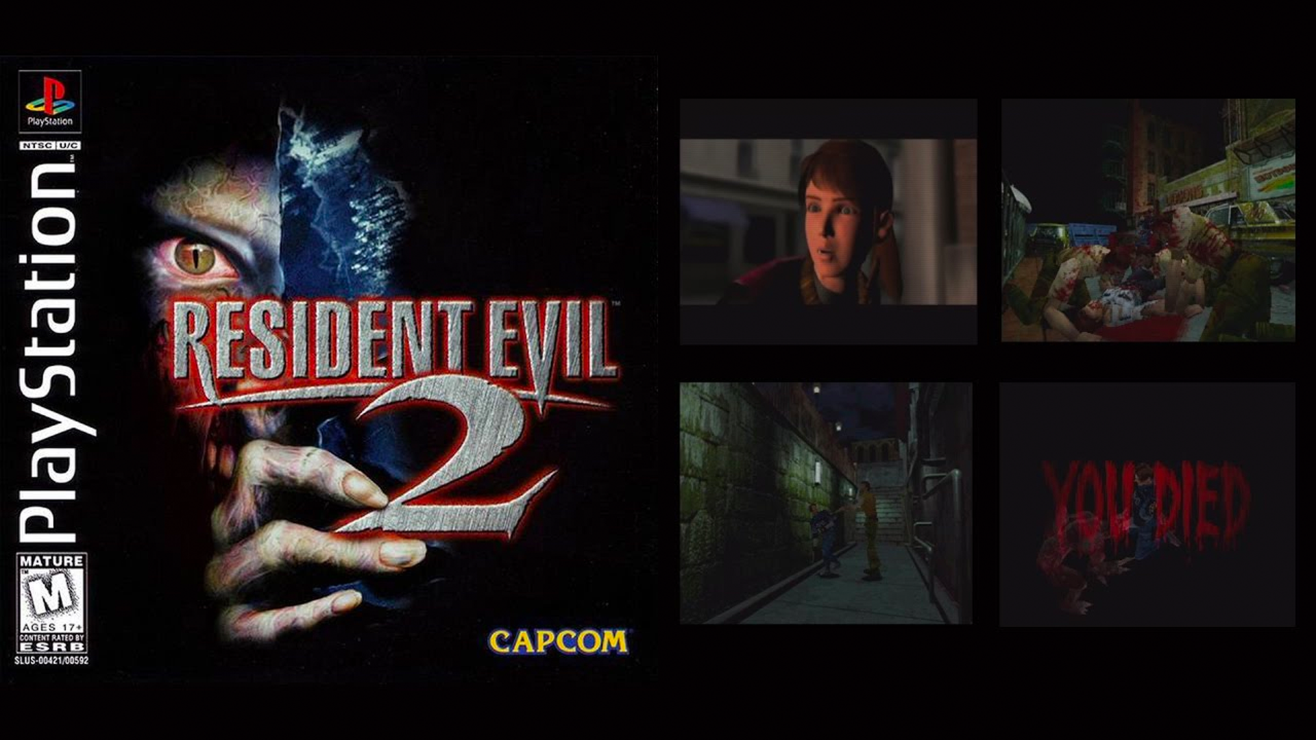 Banner of Resident Evil 2 (DC၊ GC၊ N64၊ PC၊ PS1) 