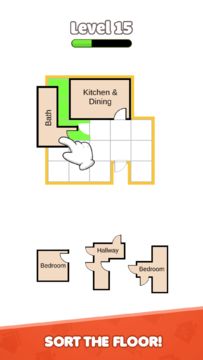 Room Sort Master: House Plan Game Screenshot