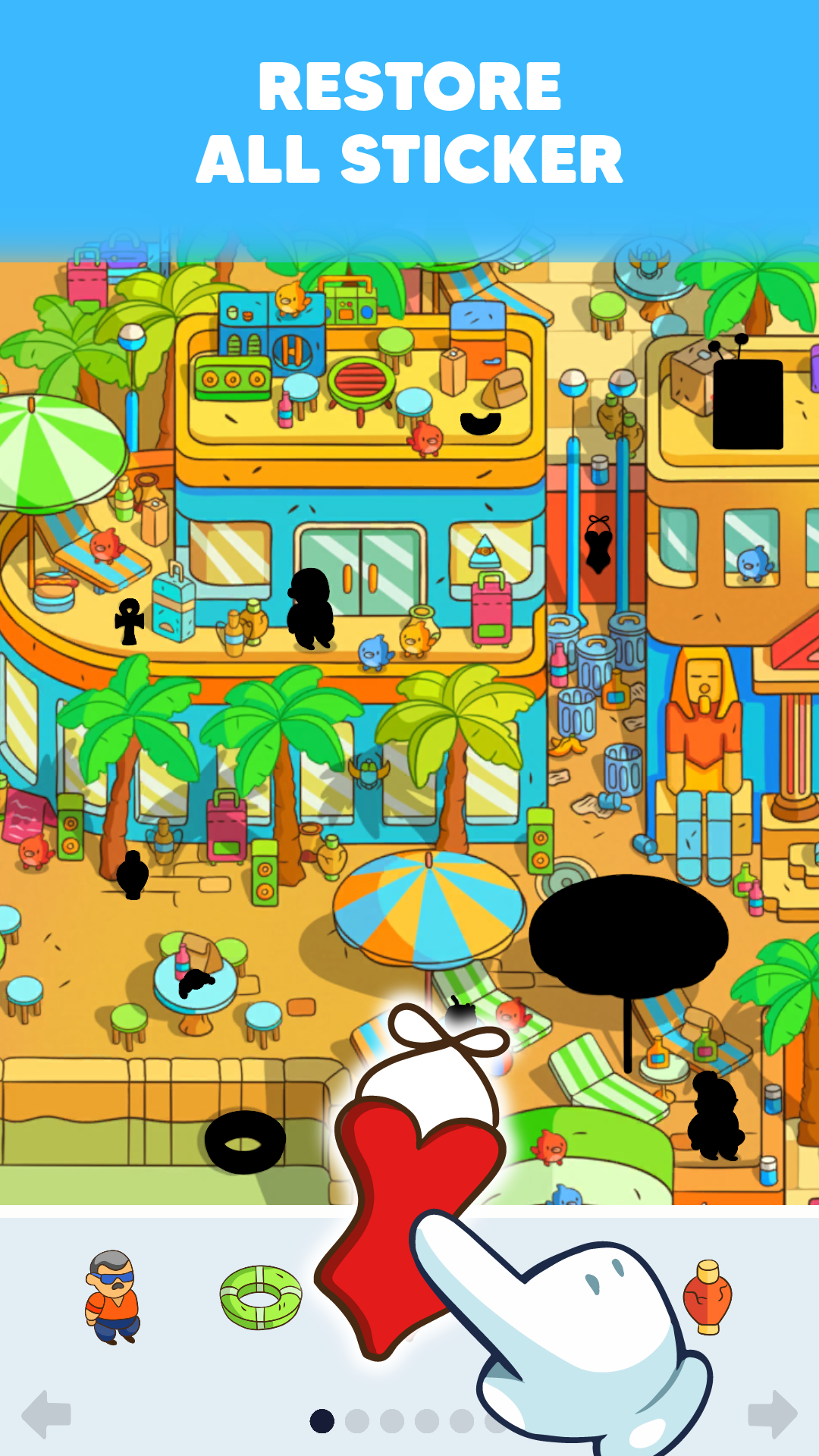 Sticker Builder Game Screenshot