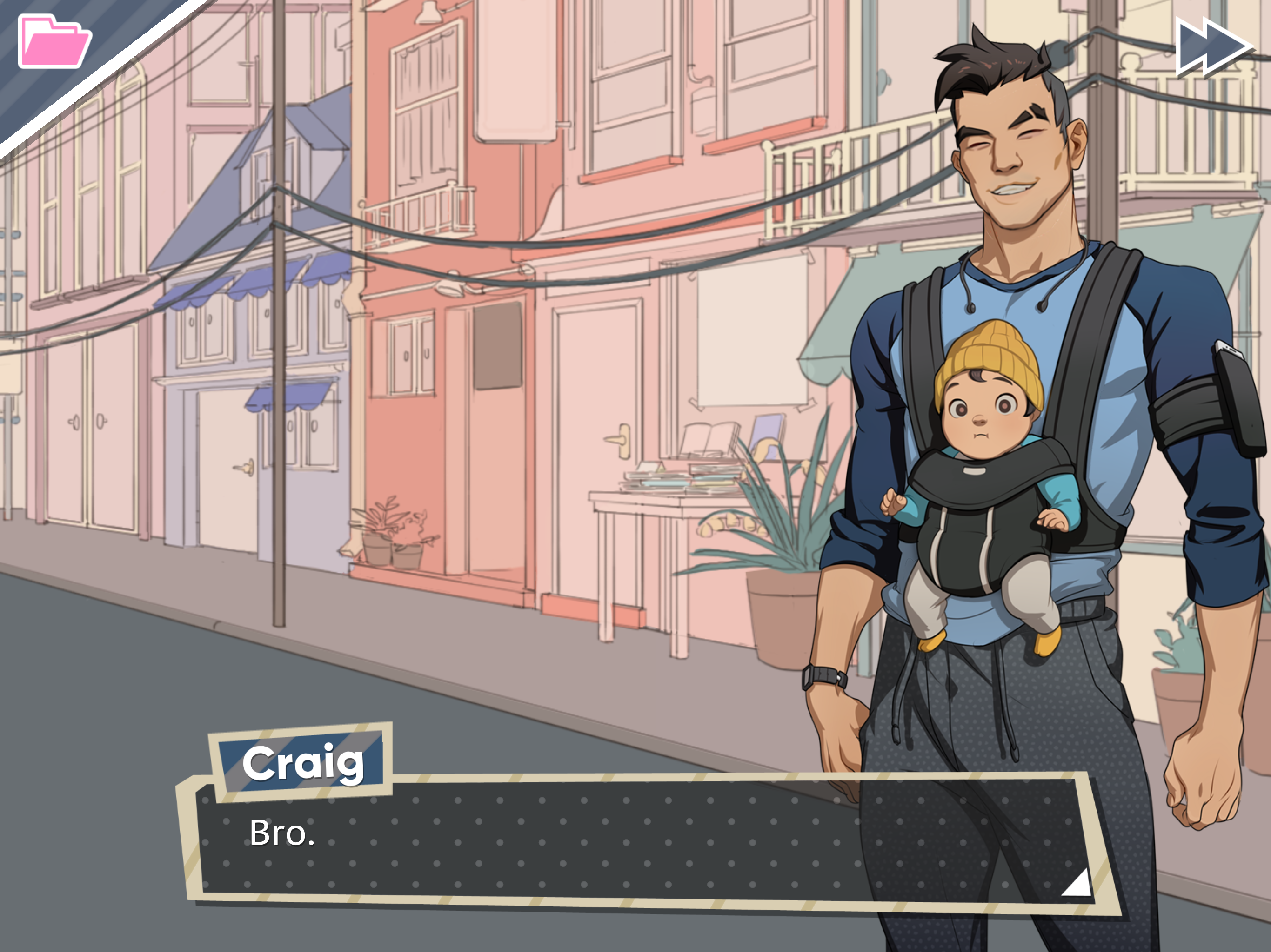Dream Daddy Game Screenshot