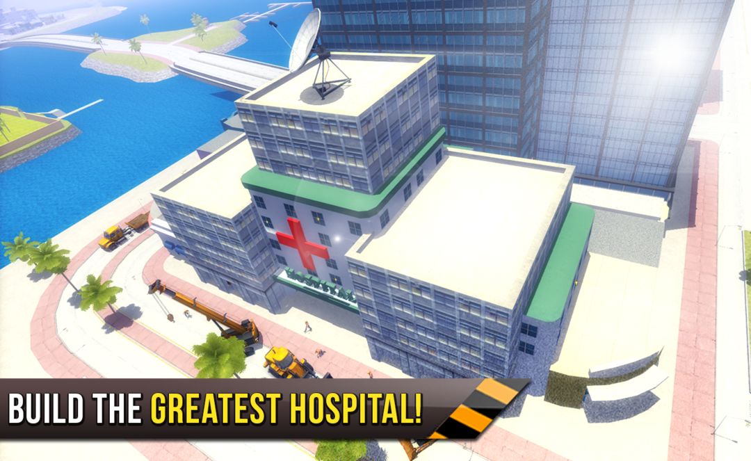 City builder 2017: Hospital 게임 스크린 샷