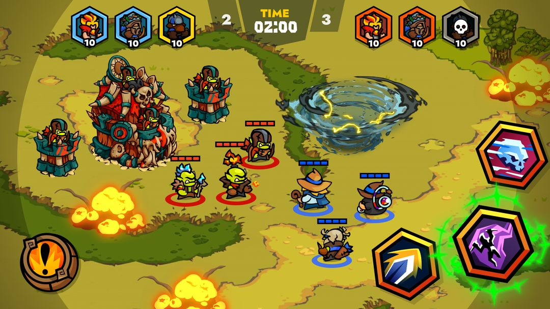 Screenshot of Rushlands – epic MOBA war