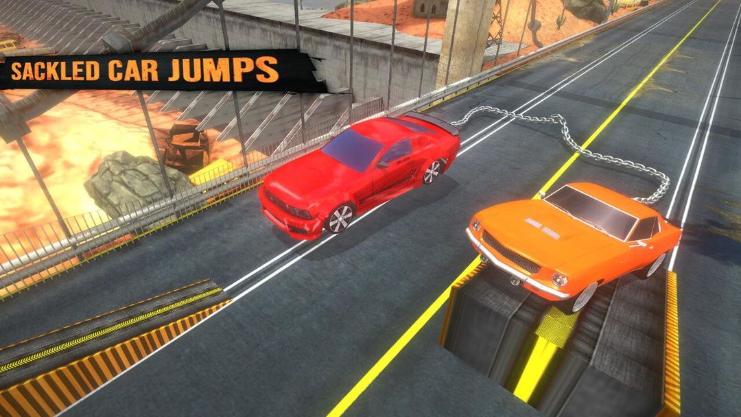 Chained Cars Racing Rampage screenshot game