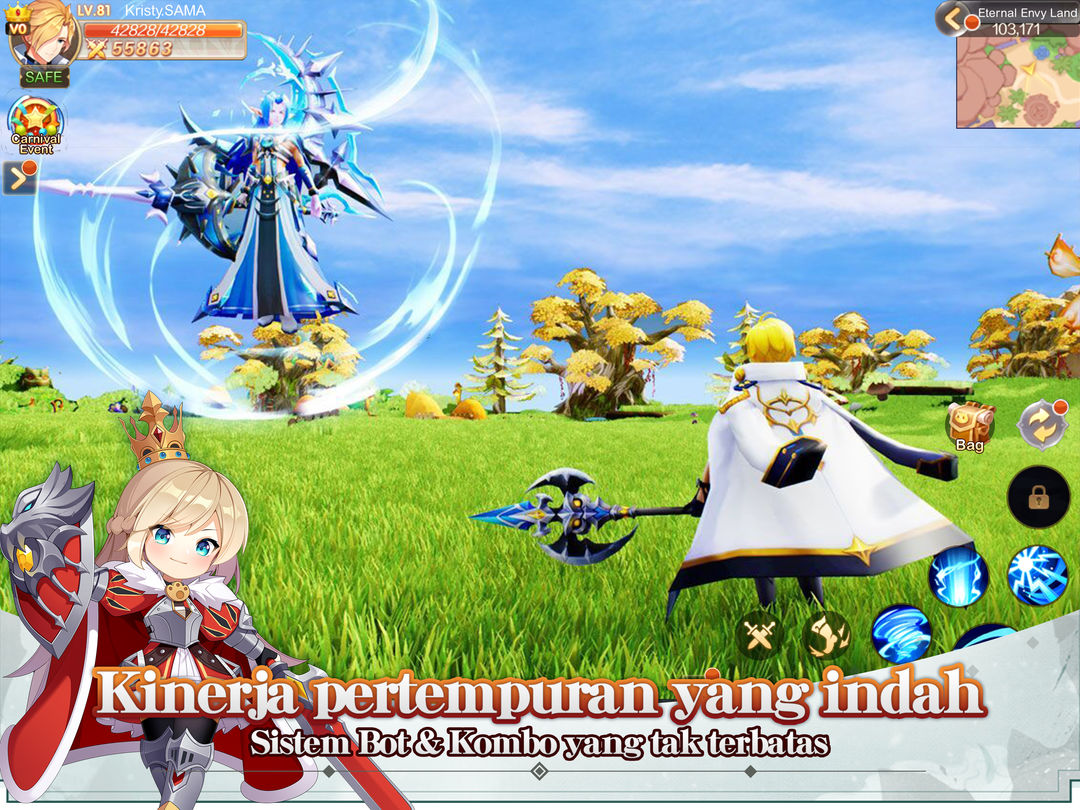 Screenshot of Astral Guardians: Cyber Fantasy