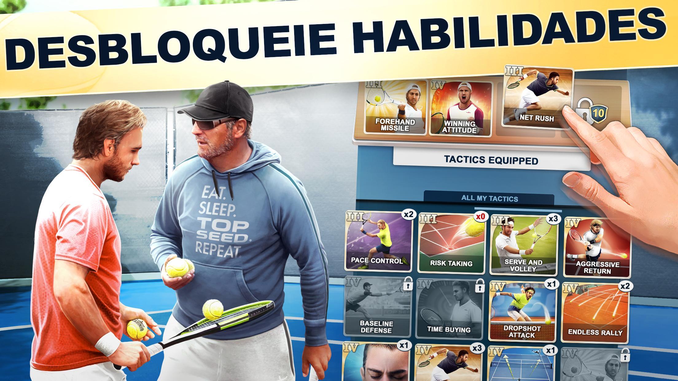 Captura de Tela do Jogo TOP SEED Tennis Manager 2026