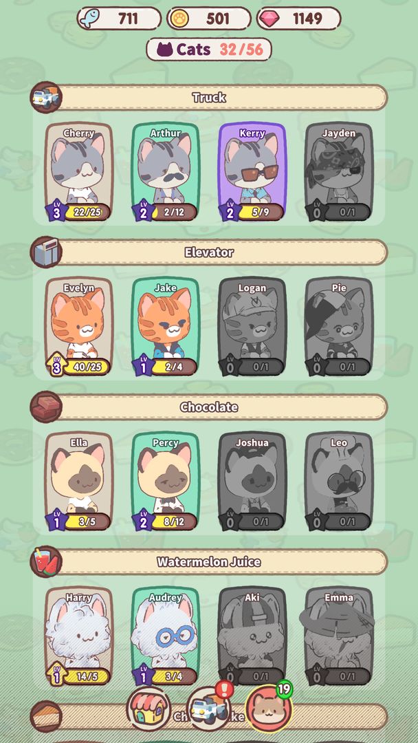 My Cat Tower : Idle Tycoon screenshot game