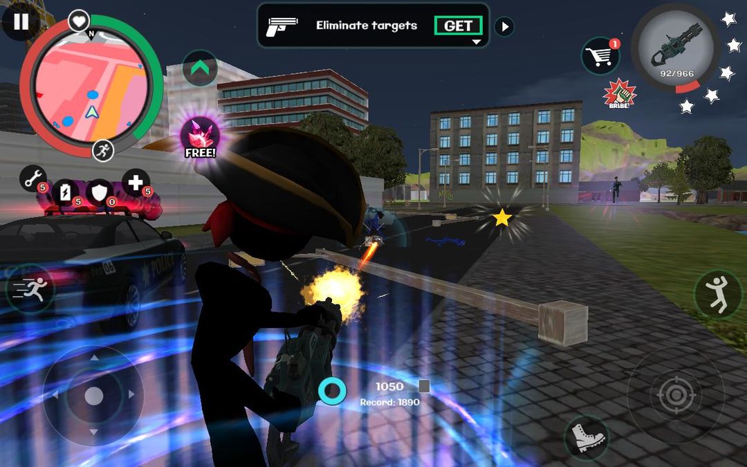 Stickman Rope Hero 2 screenshot game