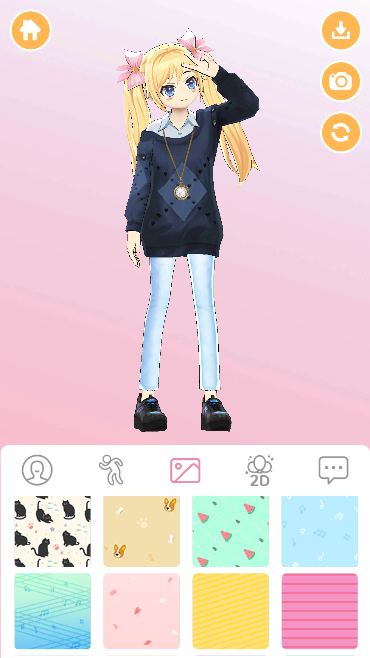 Screenshot 1 of Girl-Styledoll Fashion-着せ替えゲーム 01.00.20