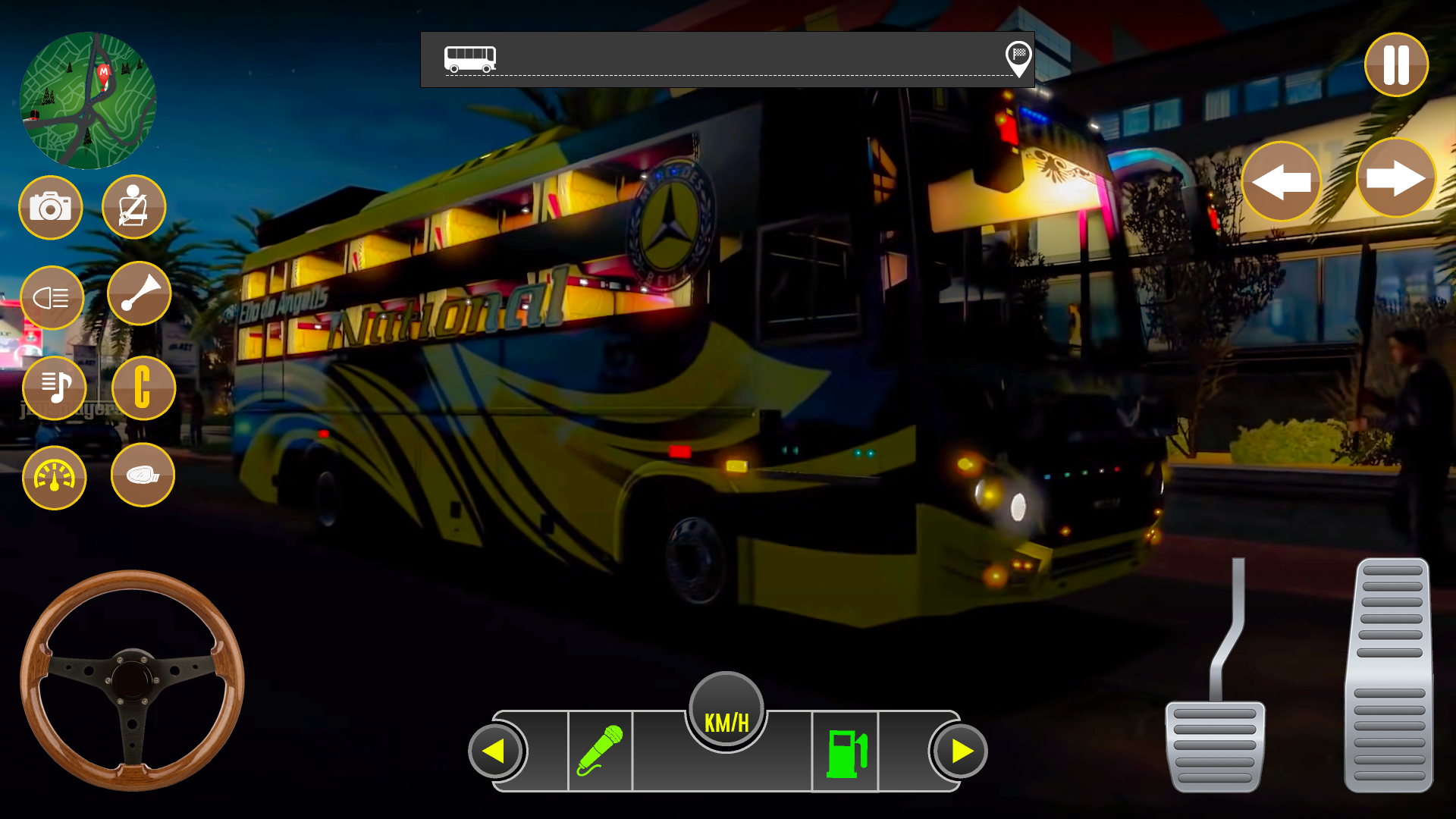 Screenshot 2 of Coach Driving School Bus Games 