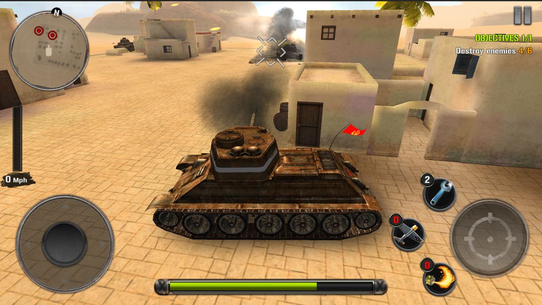 Tanks of Battle: World War 2 ภาพหน้าจอเกม