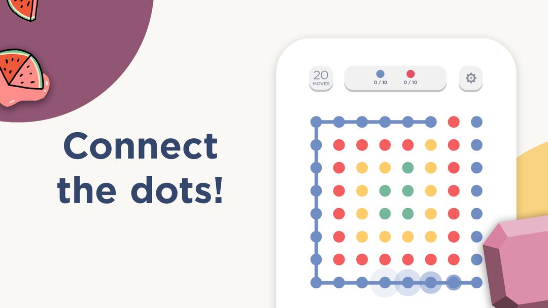 Screenshot of Two Dots: Fun Dot & Line Games