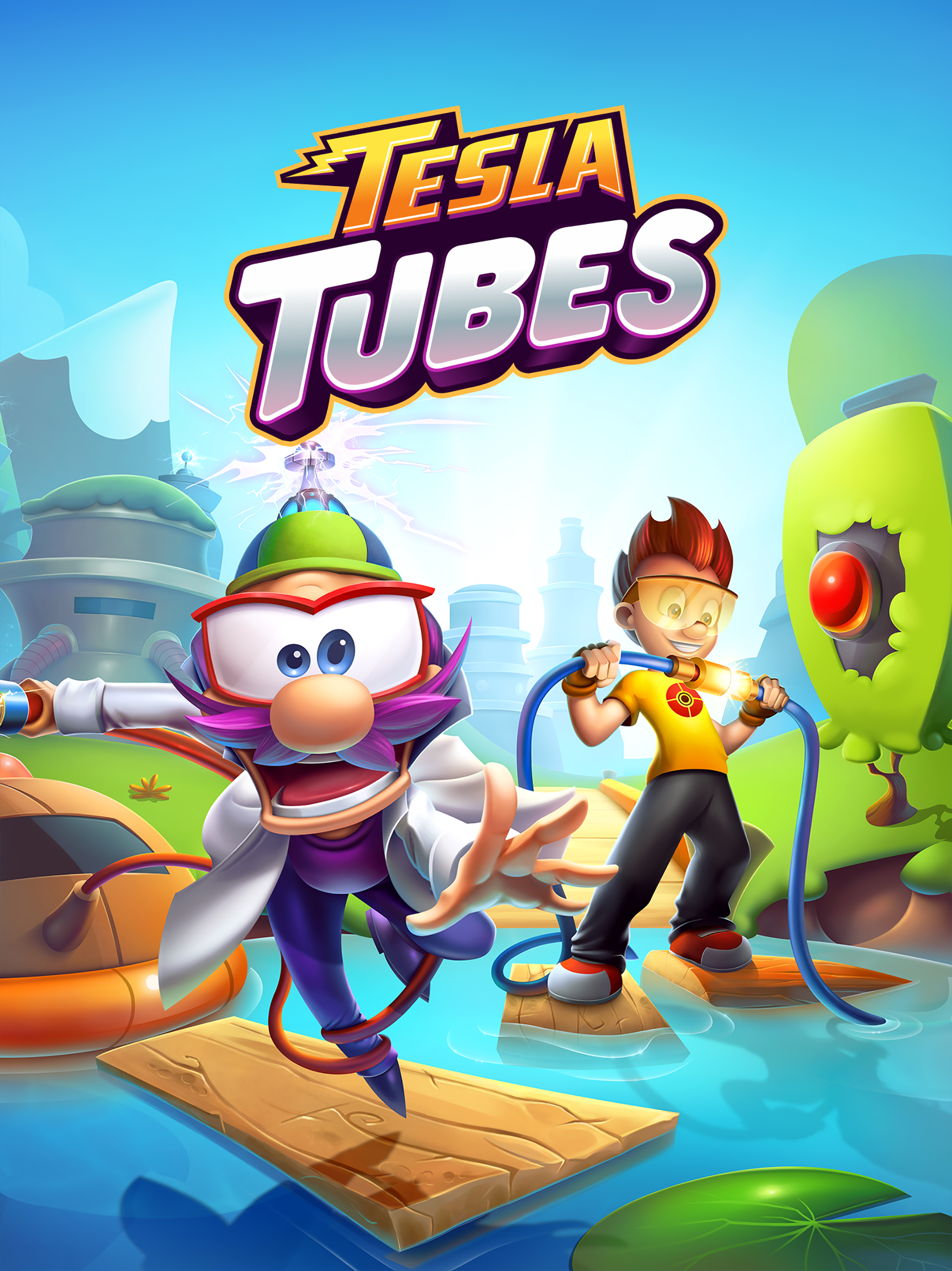 Скриншот игры Tesla Tubes