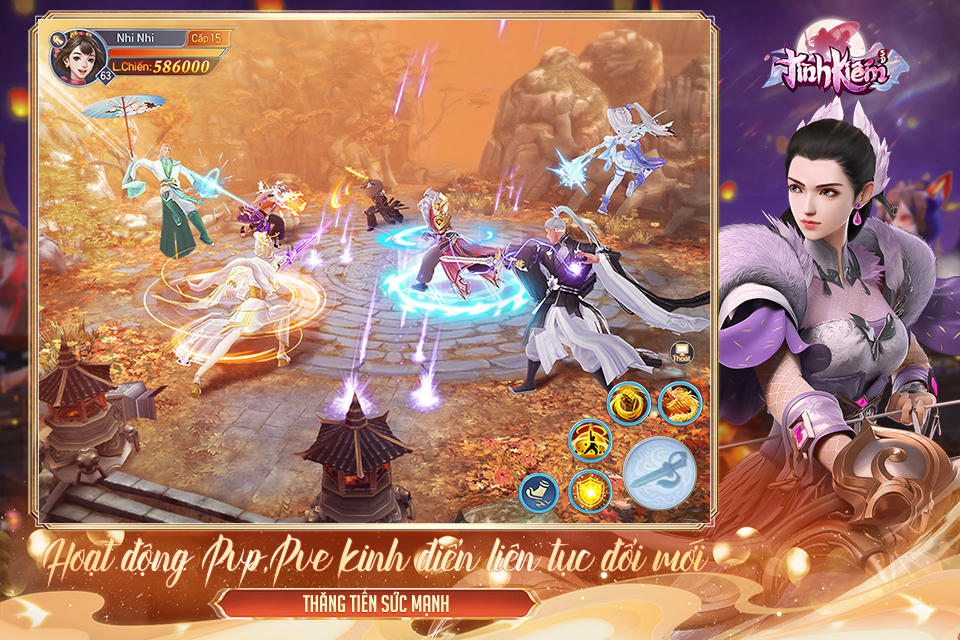 Tình Kiếm 3D-Tam Niên Vạn Phúc Game Screenshot