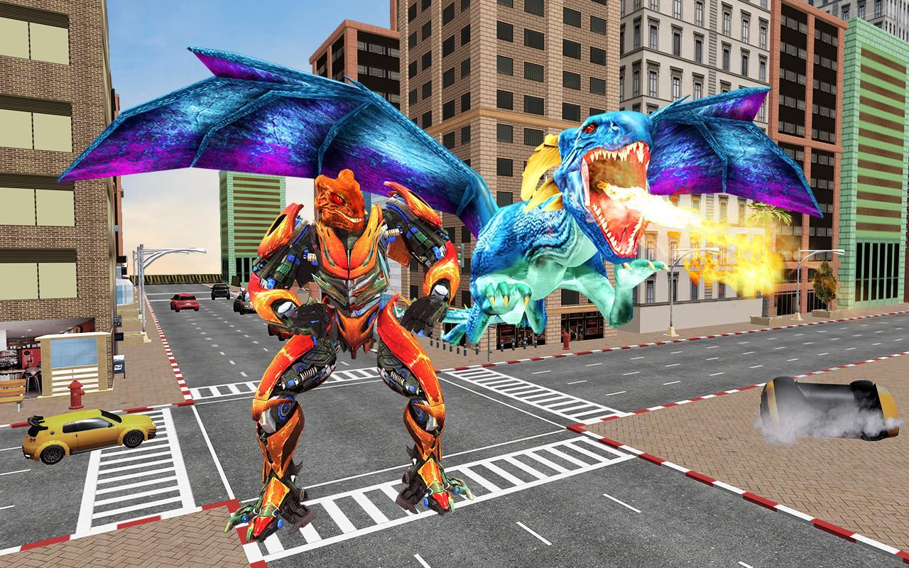 Dragon Transform Robot Game Screenshot