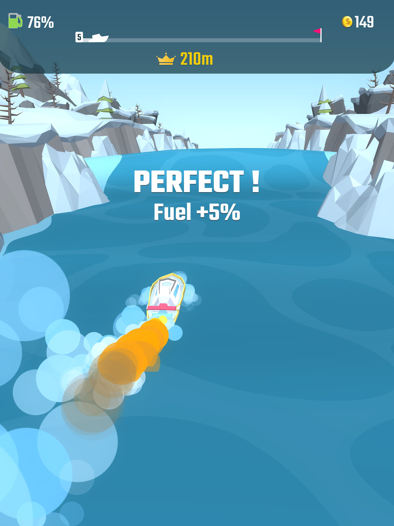 Скриншот игры Flippy Boat