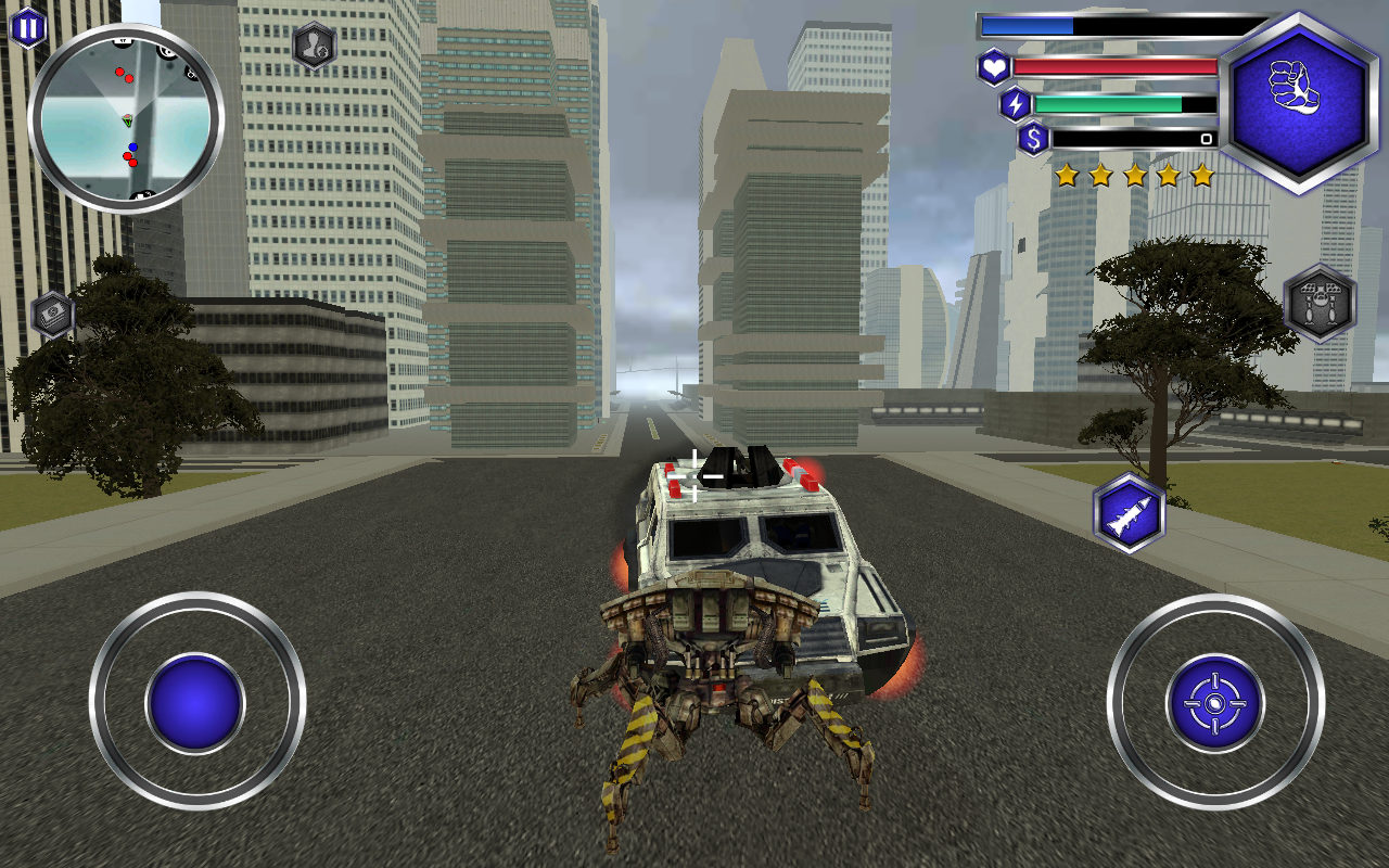 Fly Robot Swat Game Screenshot