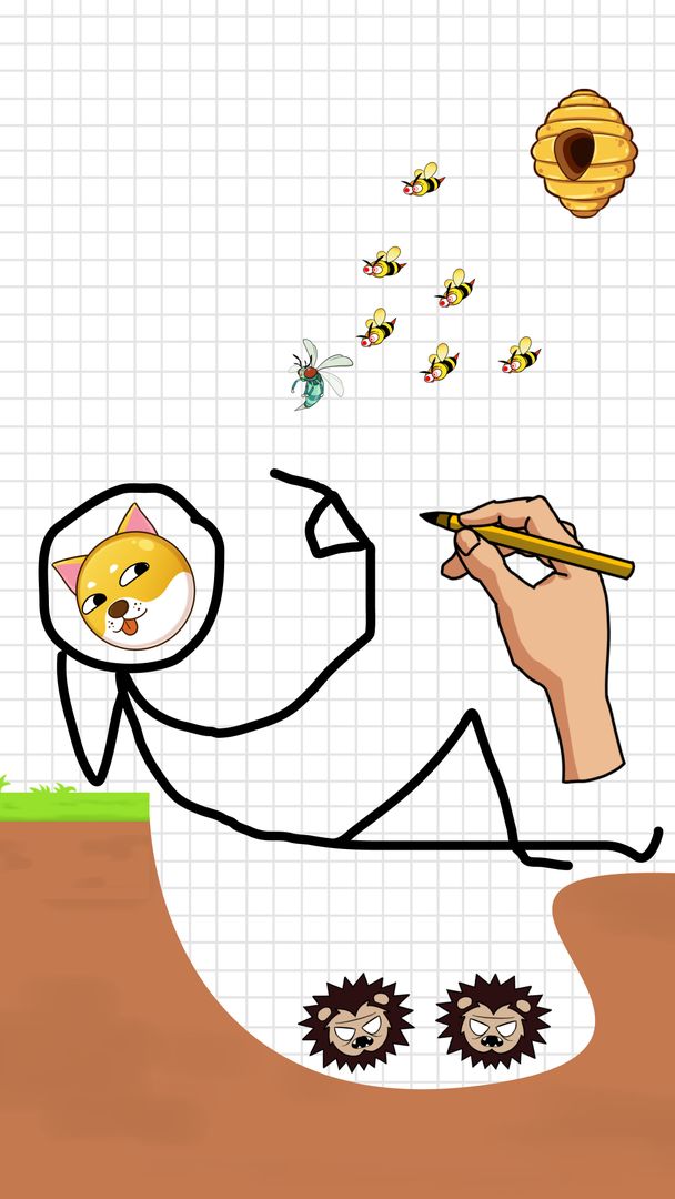 Screenshot of Dog Rescue - Draw To Save