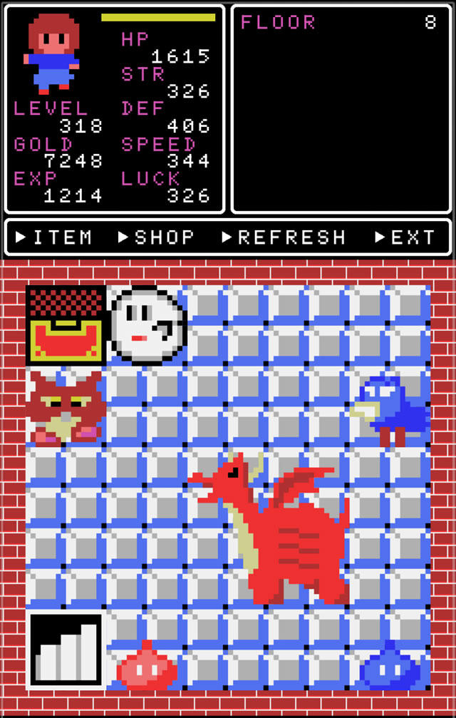 Clicker Tower RPG Dash Game Screenshot