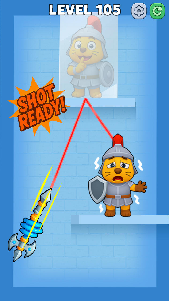Cuplikan Layar Game Spear Strike : Shoot & Attack