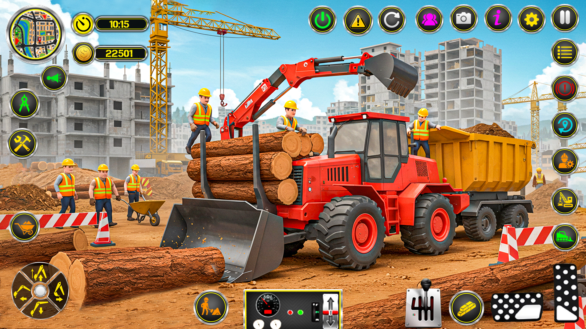 Home Construction JCB Game 3D Game Screenshot