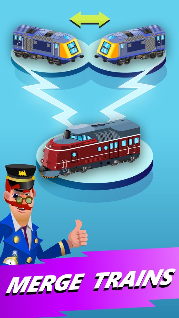 Train Merger - Best Idle Game 게임 스크린 샷