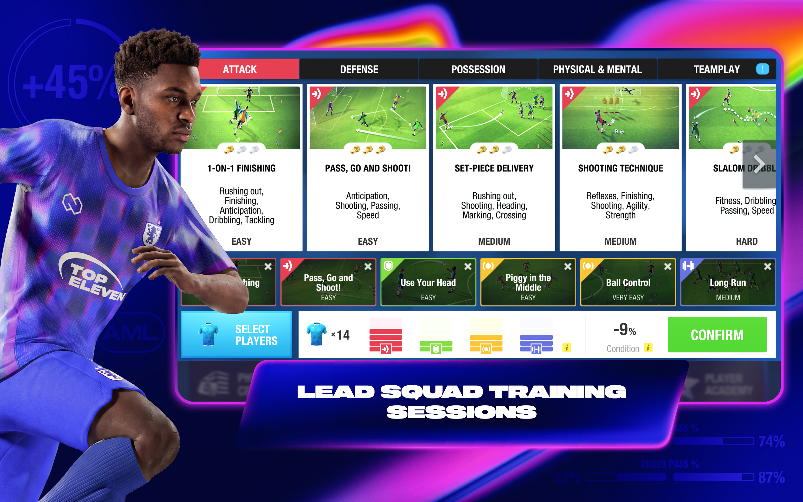 Top Eleven Be a Soccer Manager Game Screenshot