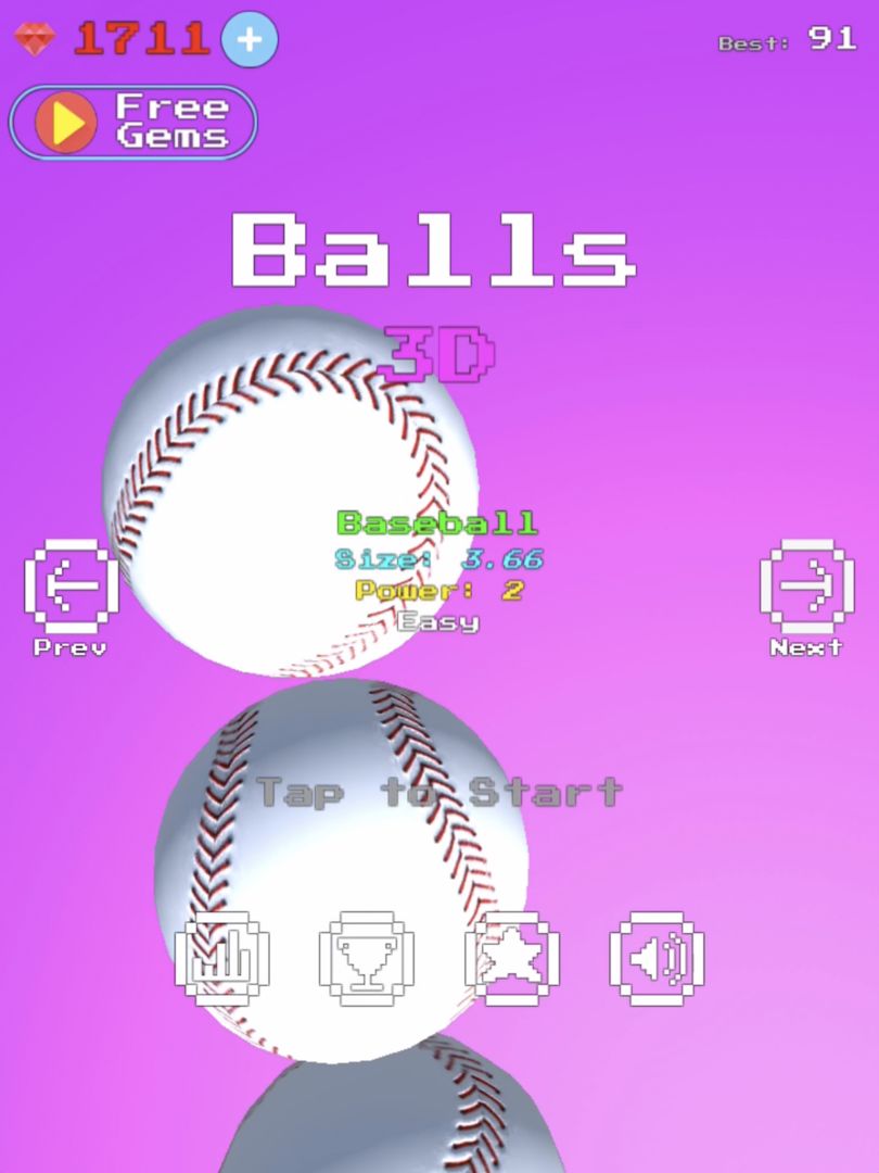 Balls 3D - 삼디볼 게임 스크린 샷