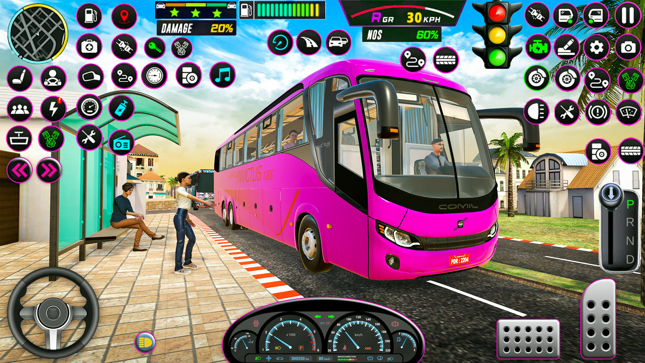 Modern Bus Simulator 2024 Game Screenshot