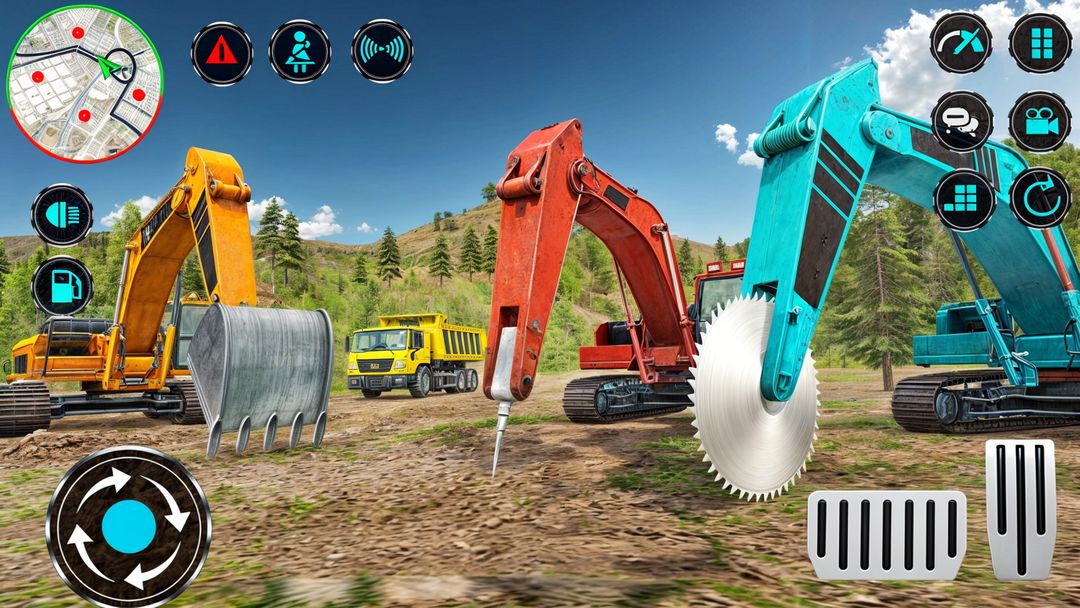 Heavy Excavator Rock Mining ภาพหน้าจอเกม