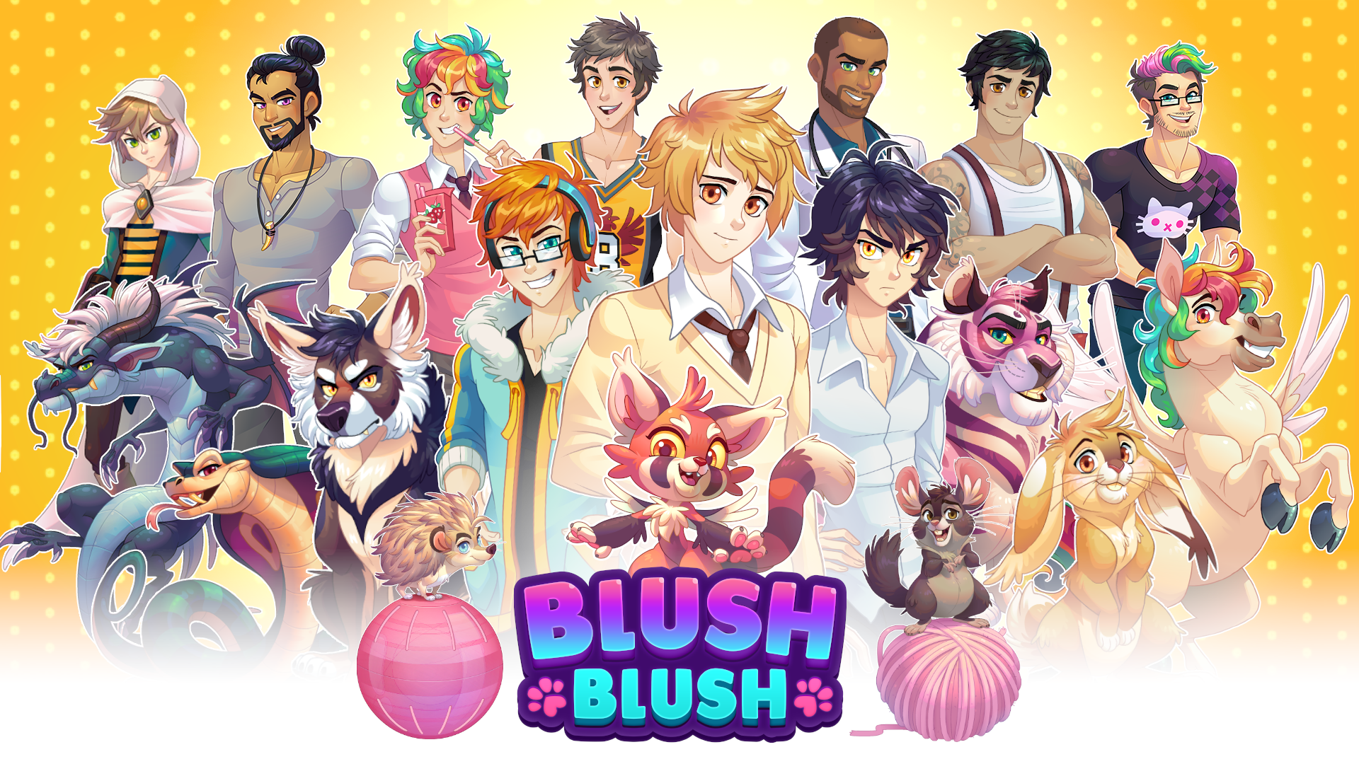 Screenshot 1 of Blush Blush - Trò chơi Otome nhàn rỗi 0.107