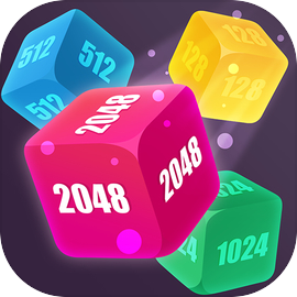 DICES 2048 3D jogo online no