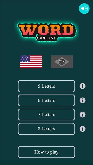 Word Contest Game Game Screenshot