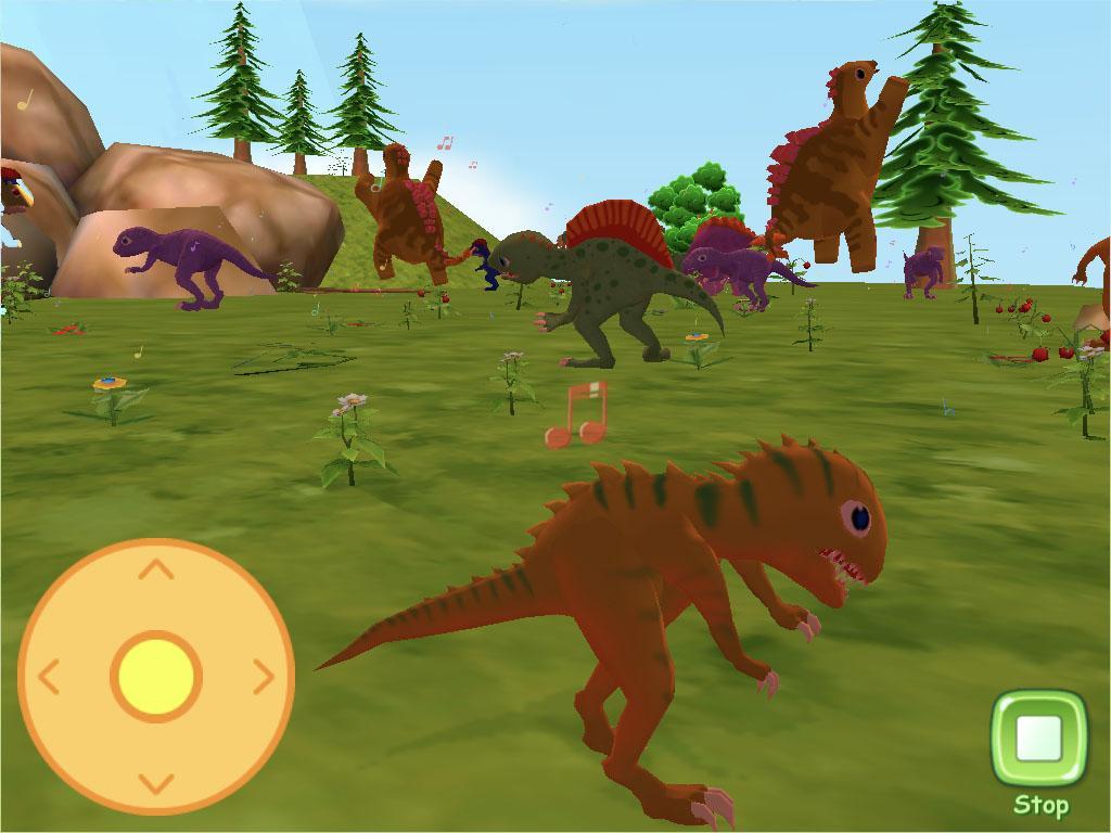 Скриншот игры Dinosaur World 3D - AR Camera