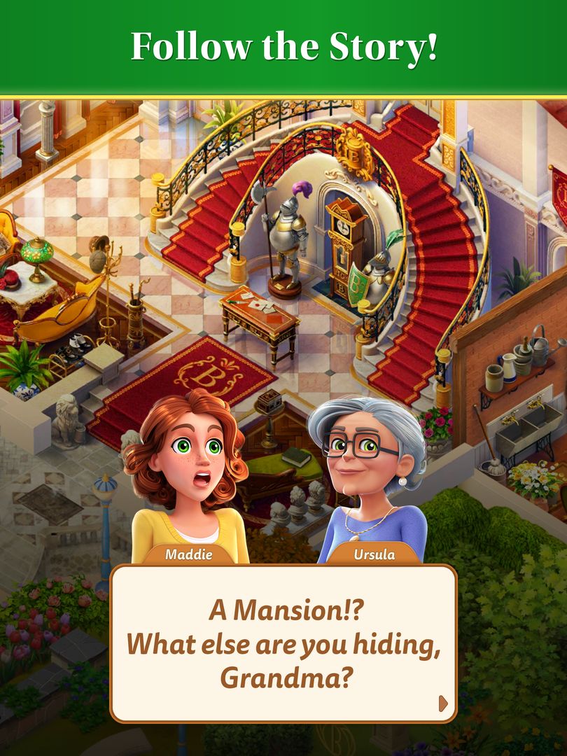 Merge Mansion ภาพหน้าจอเกม