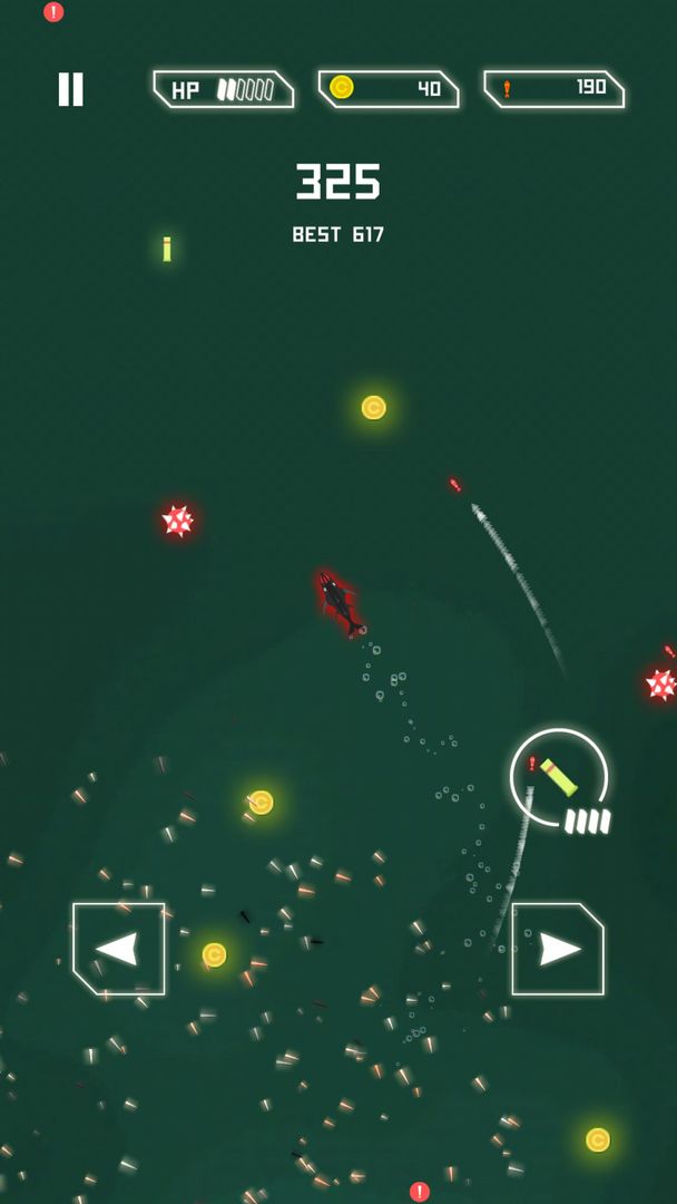 Submarine : Under attack ภาพหน้าจอเกม