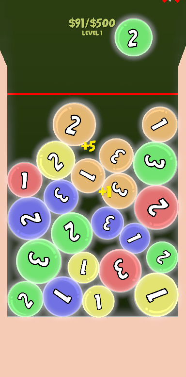 Bubble Cash Game Screenshot