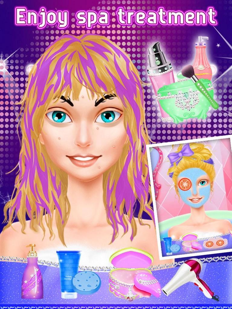 Celebrity Star Makeup Salon 게임 스크린 샷