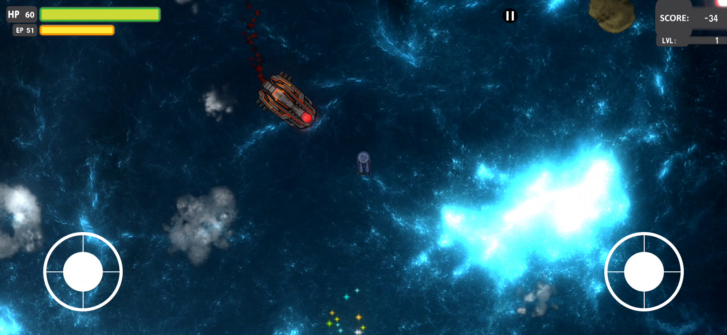 Cuplikan Layar Game SpaceShip RogueLike