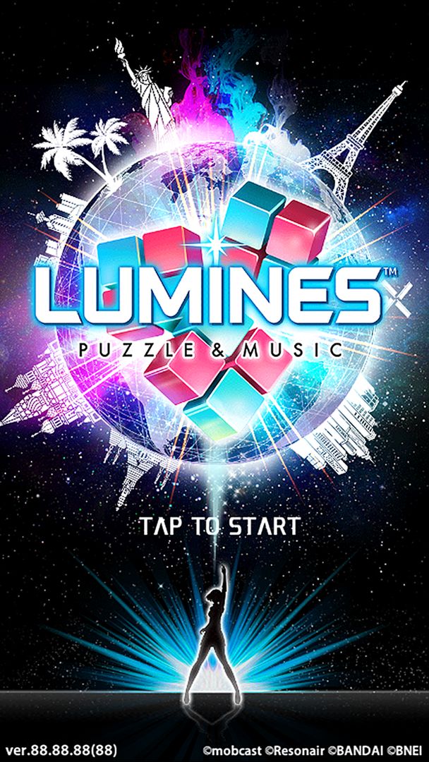 Screenshot of LUMINES パズル&ミュージック