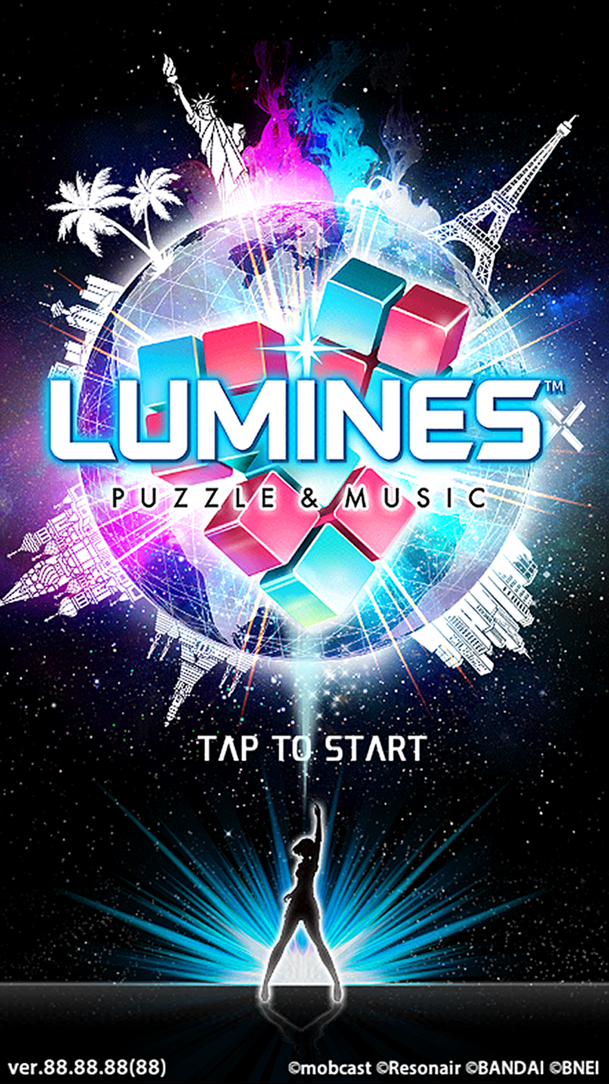 LUMINES パズル&ミュージック Game Screenshot